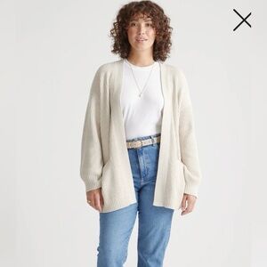 Quince 100% Organic Cotton Oversized Cardigan